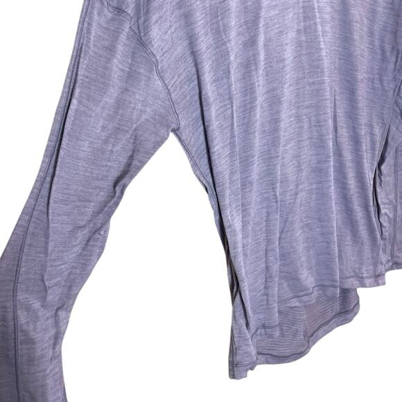 Lululemon Women’s Sz 8 Purple Long Sleeve Top - Picture 3 of 5